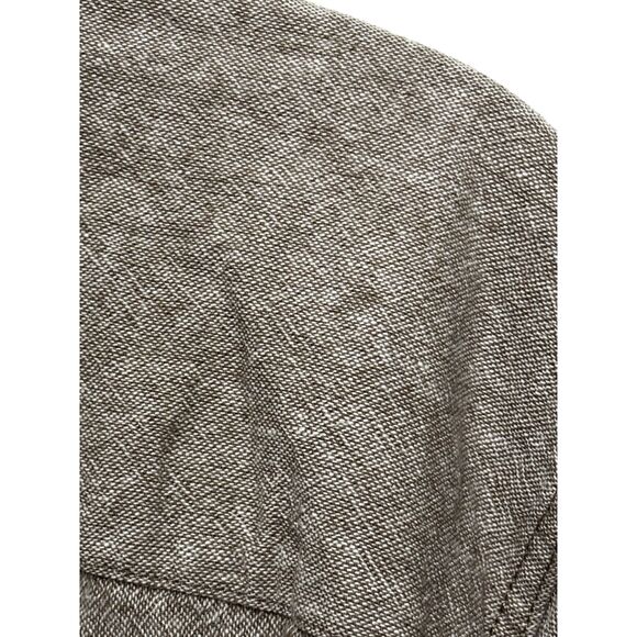 Rails Linen Cotton Button Down Shirt Jacket XL Neutral Shacket Minimalist Chic - Picture 5 of 8